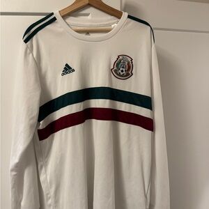 Adidas Climalite Mexico Away White Long sleeve Jersey XL